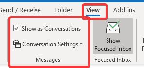 Click on. . Enable you are not responding to the latest message in this conversation outlook 2016